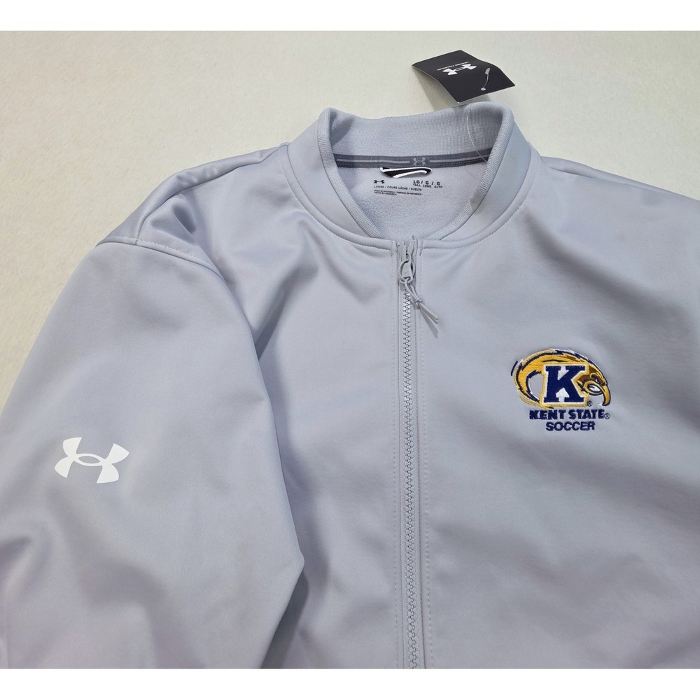 NEW Kent State Soccer Under Armour Jacket Large Tall Full Zip Team Issue $125